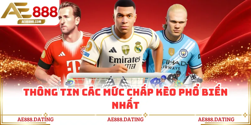 Thông tin các mức chấp kèo phổ biến nhất